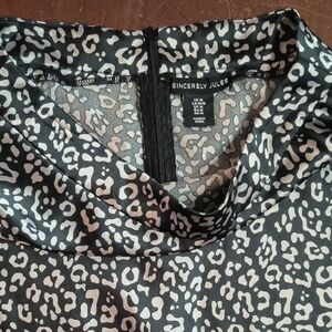 Sincerely Jules Black and Gray Maxi Skirt